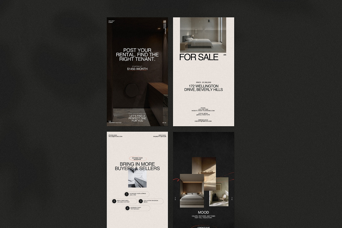 Real Estate Instagram Template Kit, a Social Media Template by Prapti Design (Photo 9 of 10)