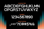 Neo Vector Futuristic Minimal Font, a Sans Serif Font by Rasio Studio (Thumbnail 2 of 7)