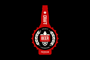 Craft beer brewery vector logo, a Food Illustration by provector (Thumbnail 2 of 3)