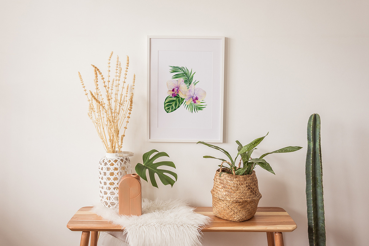 Orchid flowers watercolor, a Decorative Illustration by Hanna Hryharenka (Photo 7 of 9)