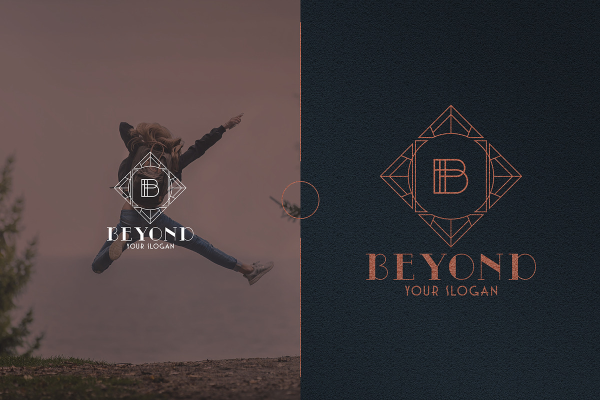 Art Deco A-Z Logo Templates, a Branding & Logo Template by VP Fonts (Photo 3 of 29)