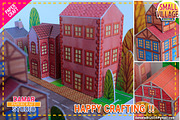 PAPERCRAFT SET - BUILD YOUR VILLAGE, a Graphic by TwonTwo Studio (Thumbnail 7 of 7)
