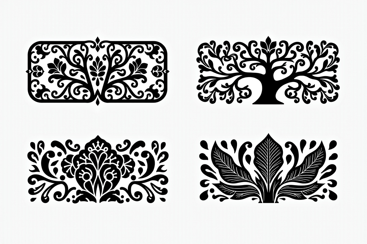 Floral Tree Silhouette Bundle, an Illustration by BIPLOB EXPERT (Photo 8 of 9)