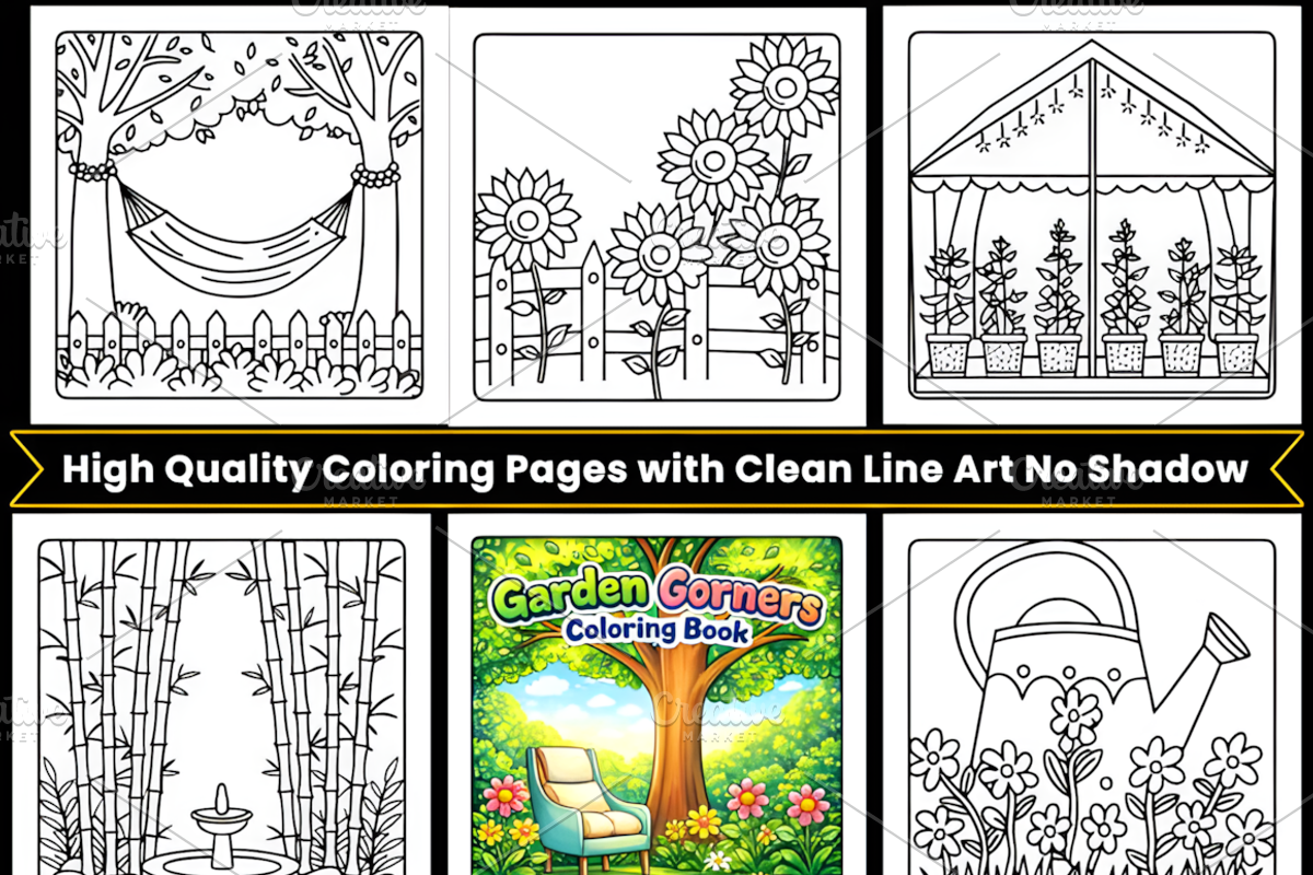 Garden Corners Bold Easy, a Decorative Illustration by Design Station (Photo 2 of 3)