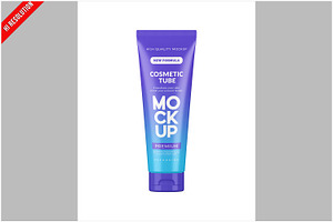 Skincare Squeeze Tube Mockup, an Advertising Mockup by Bruno's Shop