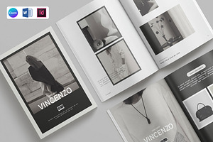 VINCENZO · Magazine | CANVA, a Magazine Template by KreateTribe