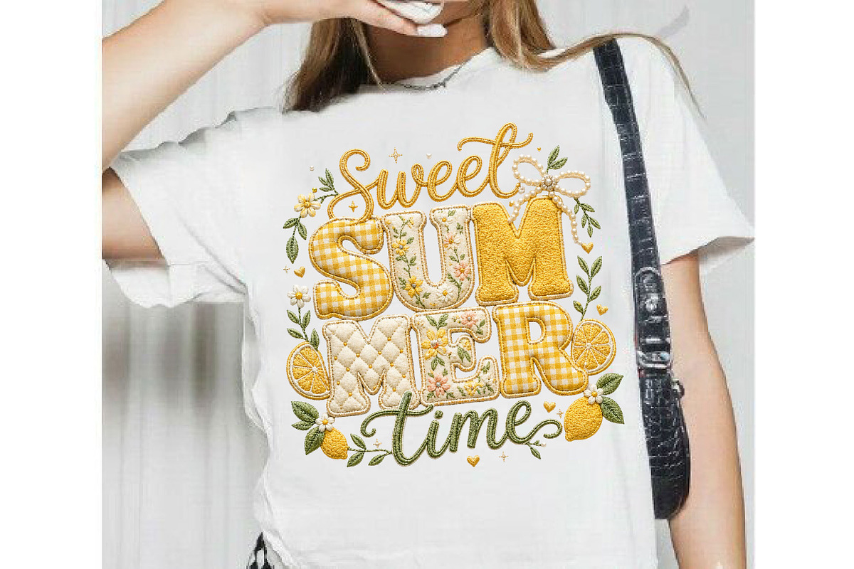 Lemon Sweet Summer Time Patchwork, an Illustration by DreamCafeArt (Photo 4 of 5)