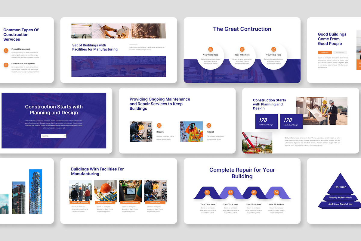 Structual- Contruction Google Slides, a Presentation Template by Premast (Photo 3 of 4)