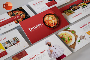 Food Theme Powerpoint Template, a Presentation Template by GearShift