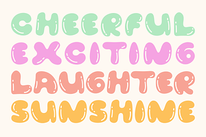 Bubble Whimsy - Urban Playful Font