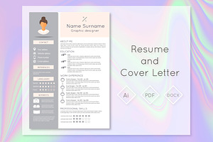 Creative resume and cover letter