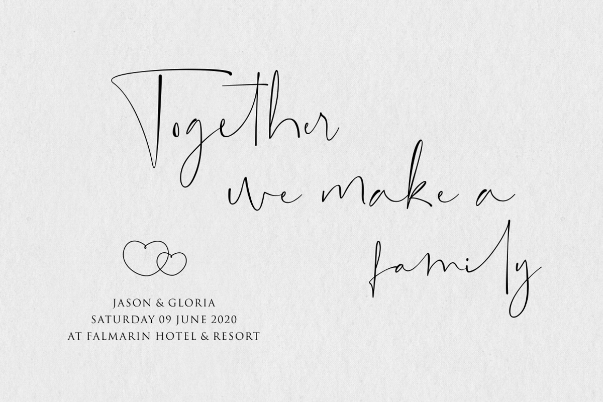 Singletone - Beautiful Font preview 4