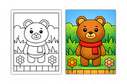 Adorable Cozy Bear Cute & Comfy, an Animal Illustration by Ink Gallery (Thumbnail 3 of 9)