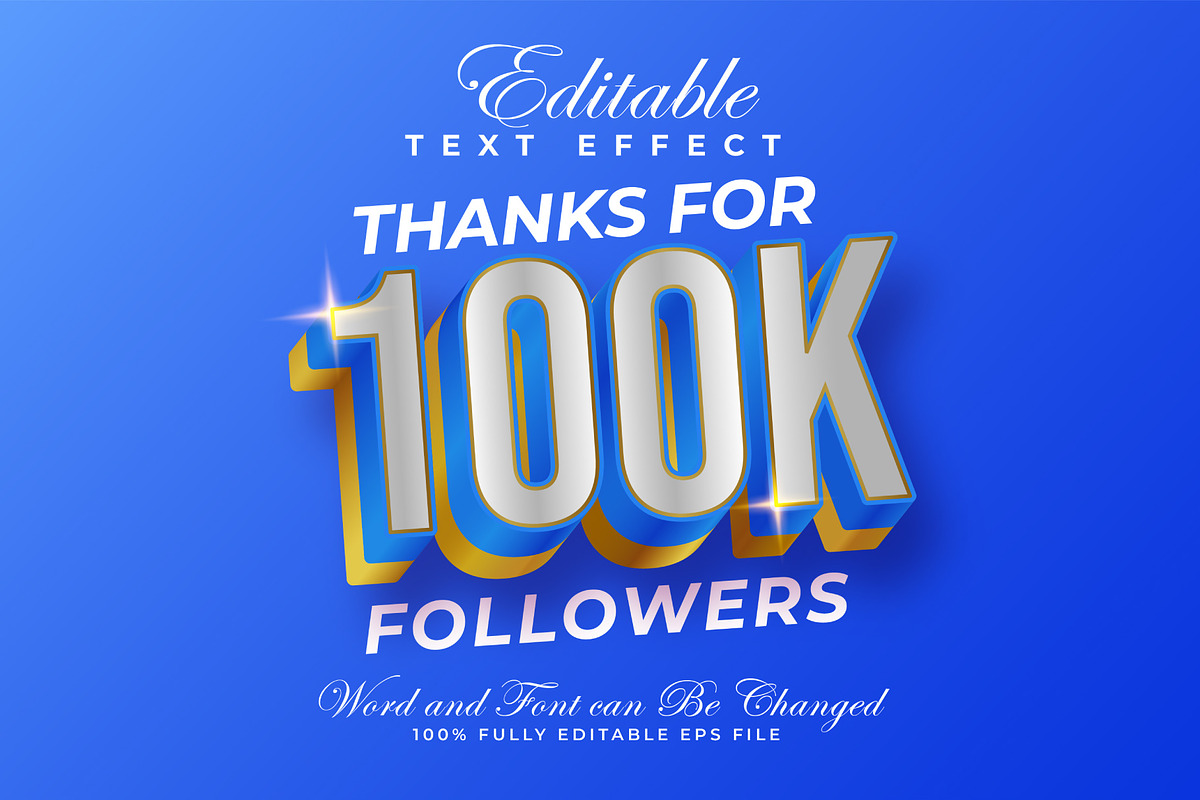 Followers Text Effect Style | Vector, a Layer Style Add-On by padilah_a (Photo 3 of 6)