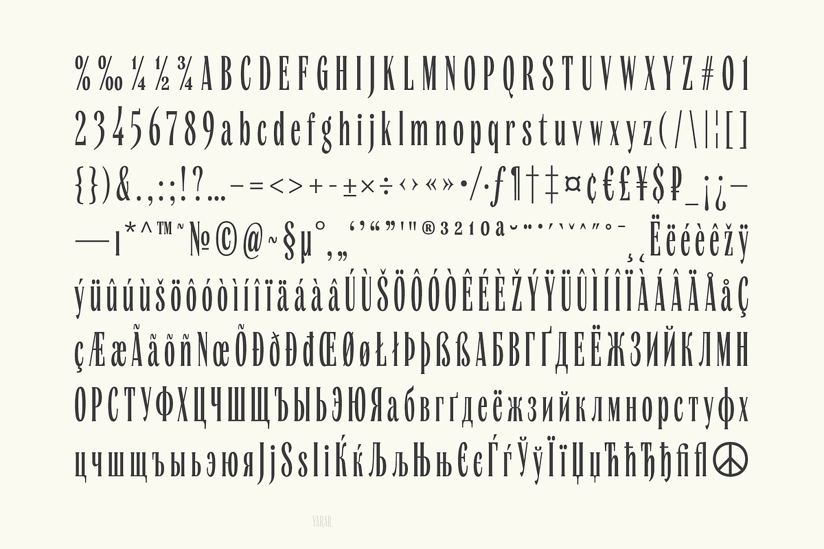 Yarar, a Serif Font by True Story Letterworks (Photo 5 of 11)