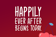 Thinking With Love Typeface, a Handwritten Font by Seemly Fonts (Thumbnail 5 of 6)