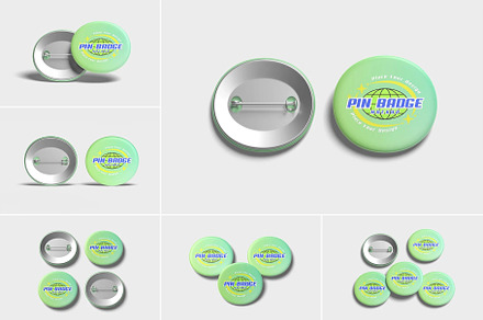 Pin Badge Mockup, a Product Mockup by Hubzway