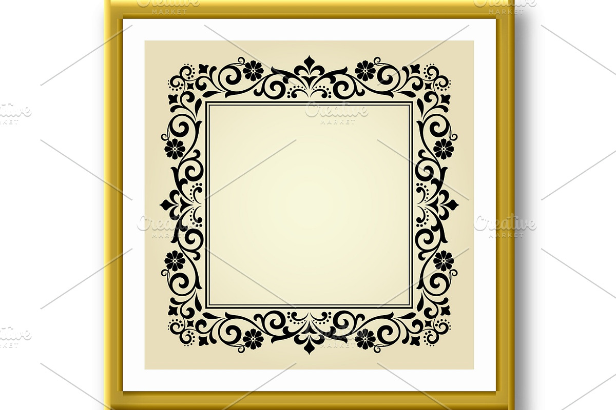 Decorative line art frames for, an Object Graphic by RODINA (Photo 2 of 3)