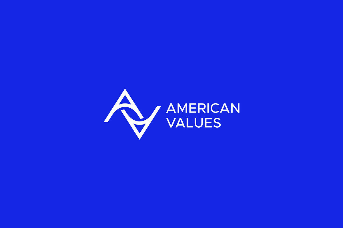 AV Logo for American Values Concept, a Branding & Logo Template by Signatoro (Photo 3 of 3)