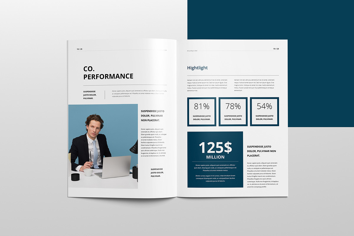 Annual Report 2023 | 28 Pages, a Brochure Template by Pro-Gh (Photo 10 of 14)