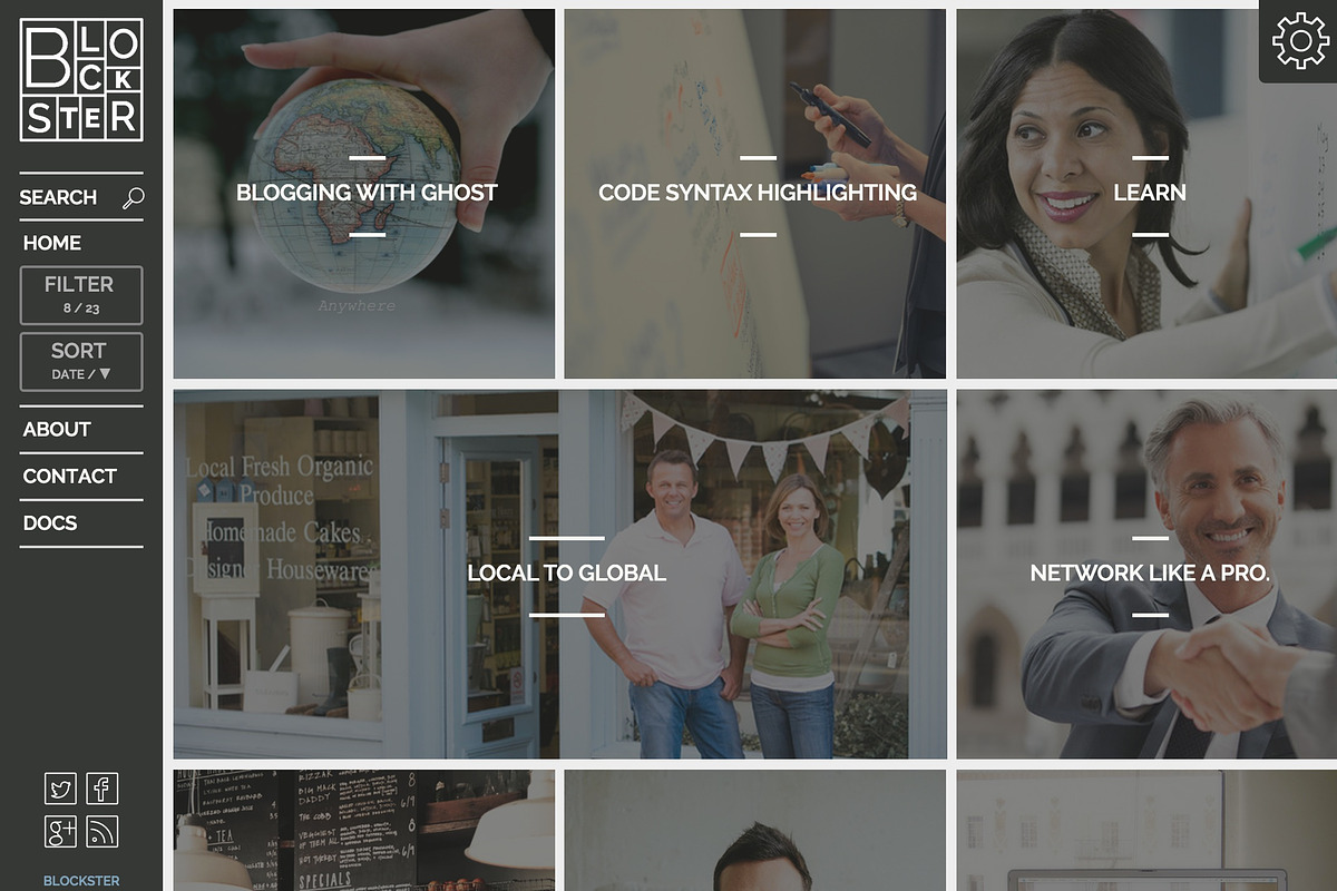 Blockster | Filter, Sort, & More, a Websites & App Template by Pixel & Kraft (Photo 4 of 5)