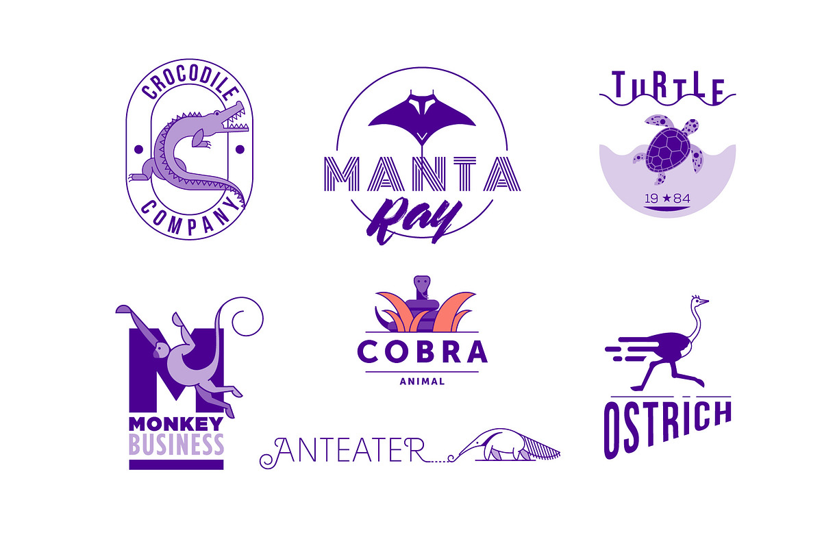 Minimal Animal Icons, a Branding & Logo Template by Kursat Unsal (Photo 4 of 16)