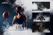 Transparent PNG Smoke overlay set, a Layer Style Add-On by Walllow Creatives (Thumbnail 6 of 6)