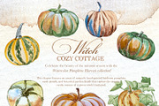 Authentic Cozy Witch Cottage Clipart, a Seasonal Illustration by ArtCreationsDesign (Thumbnail 12 of 23)