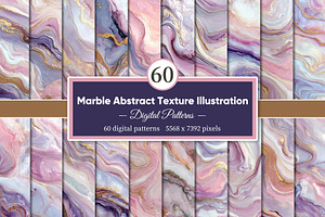 Marble Abstract Texture Illustration, a Decorative Illustration by Housui Patterns