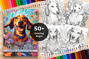 Dachshund Dog Coloring Book