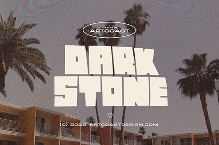 Dark Stone - Cartoon Bold Font