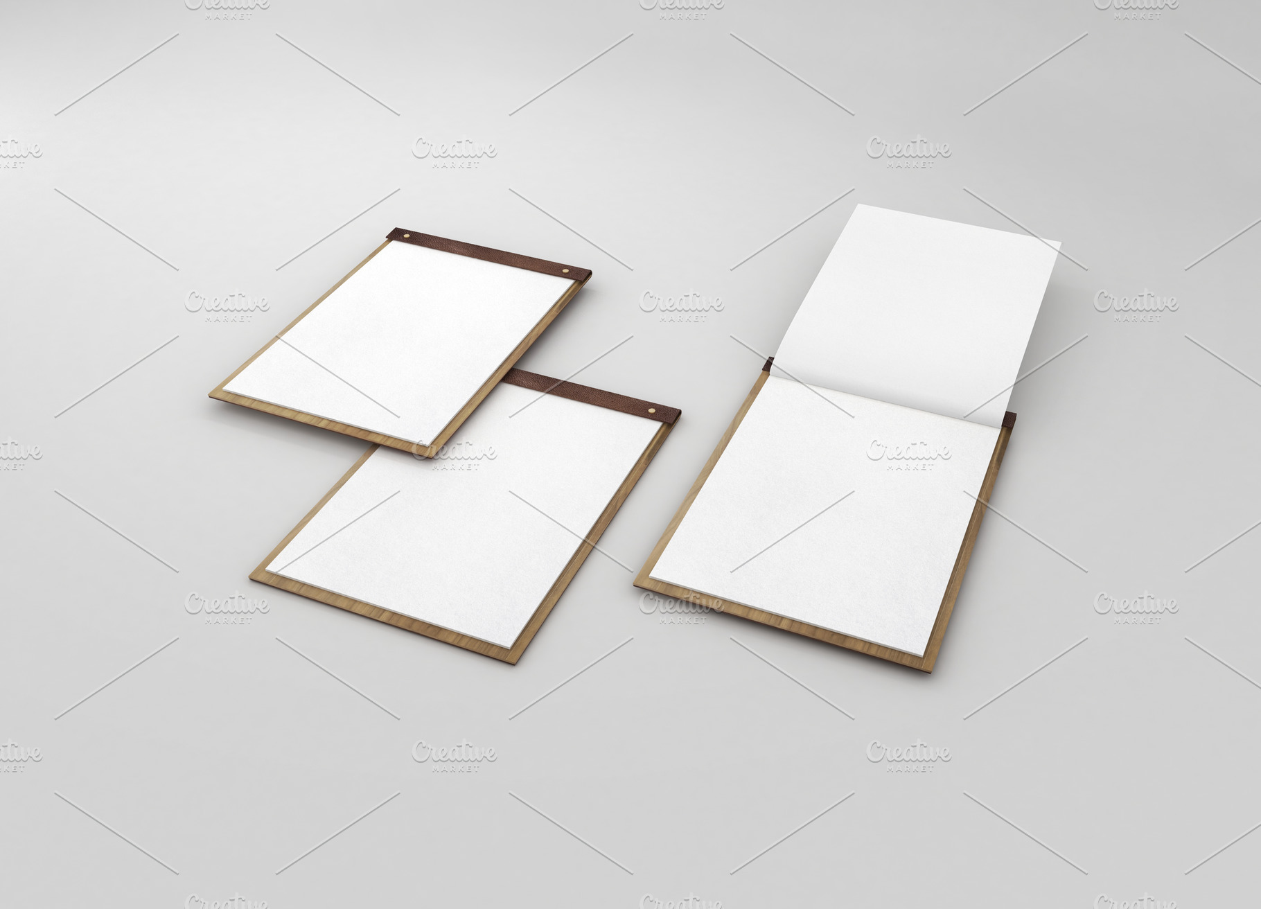 wooden menus or clipboards, a Photo by UN-BRANDED