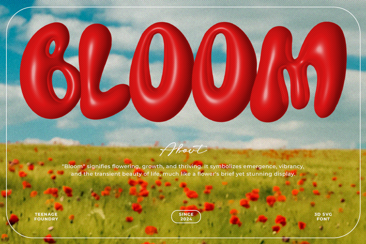 Teenage Yellow Star – 3D SVG Font, a Sans Serif Font by TeenageFoundry (Photo 3 of 6)