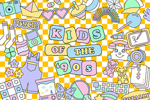 Kids of the '90s Sticker Pack