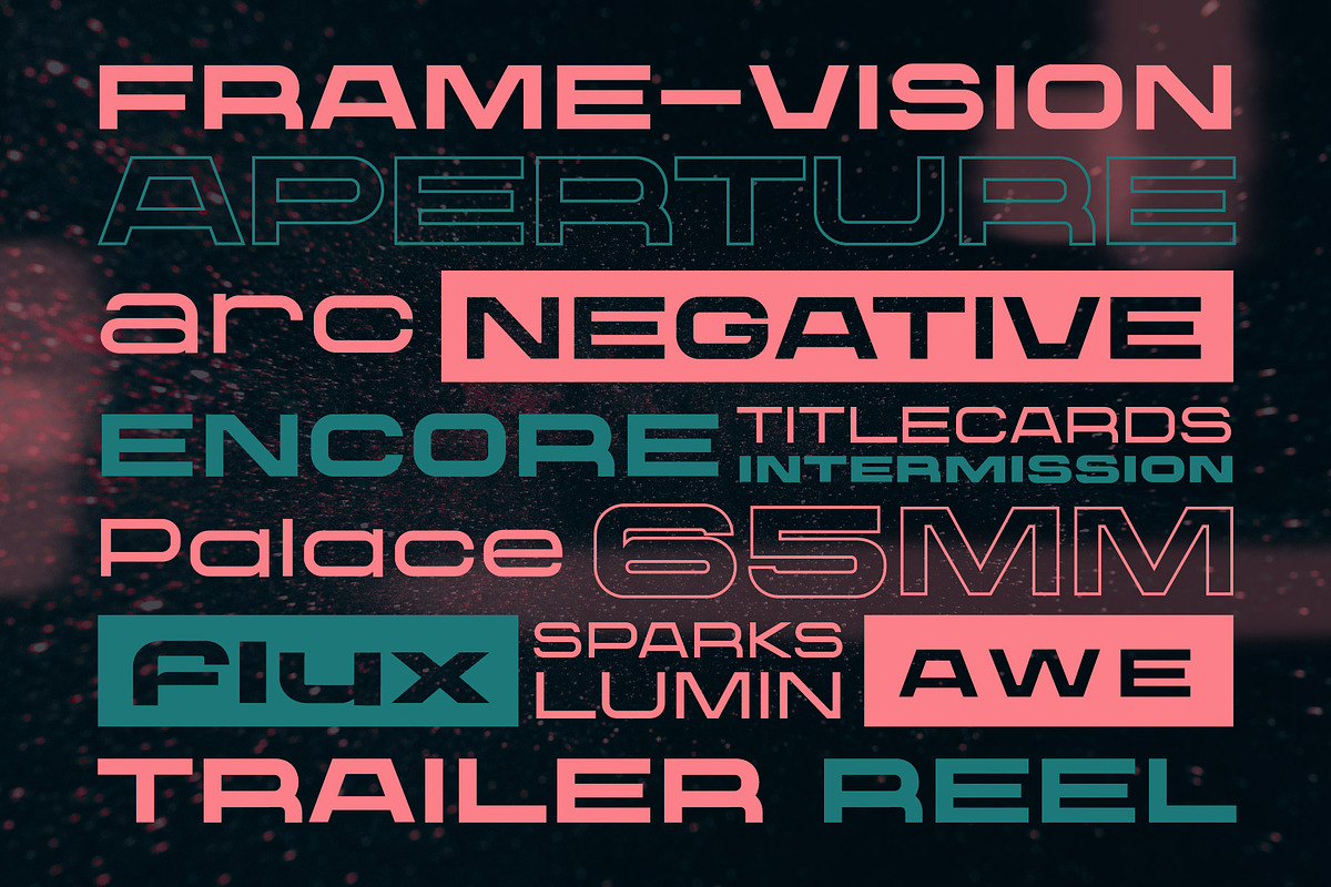 Proscenium - A Wide Sans-Serif Font, a Sans Serif Font by Wingsart Studio (Photo 11 of 14)