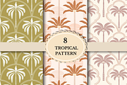 Palm Tree Tropical Seamless Patterns, a Pattern Graphic by wind mill (Thumbnail 1 of 3)