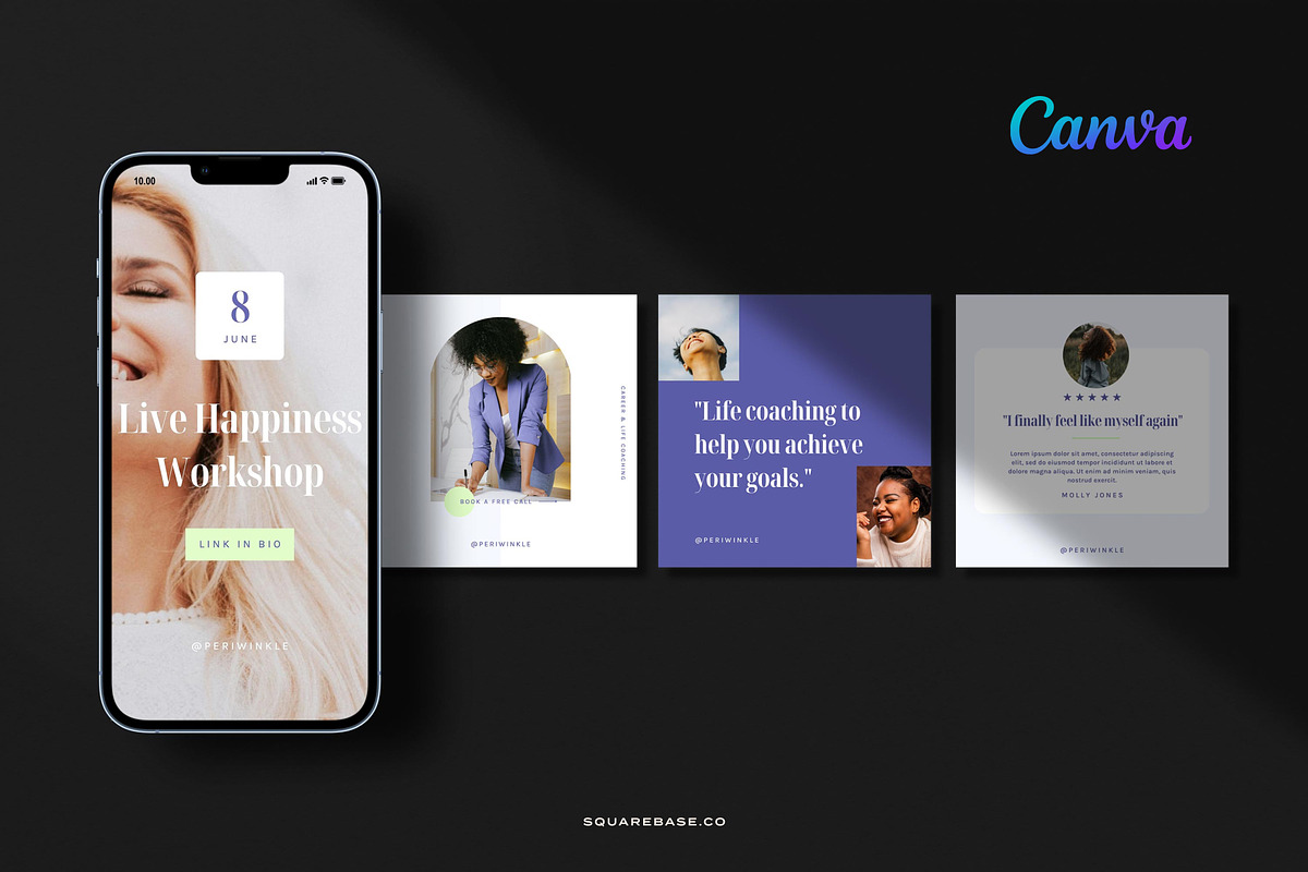 Canva Templates for Coaches, a Social Media Template by Squarebase Templates (Photo 4 of 5)