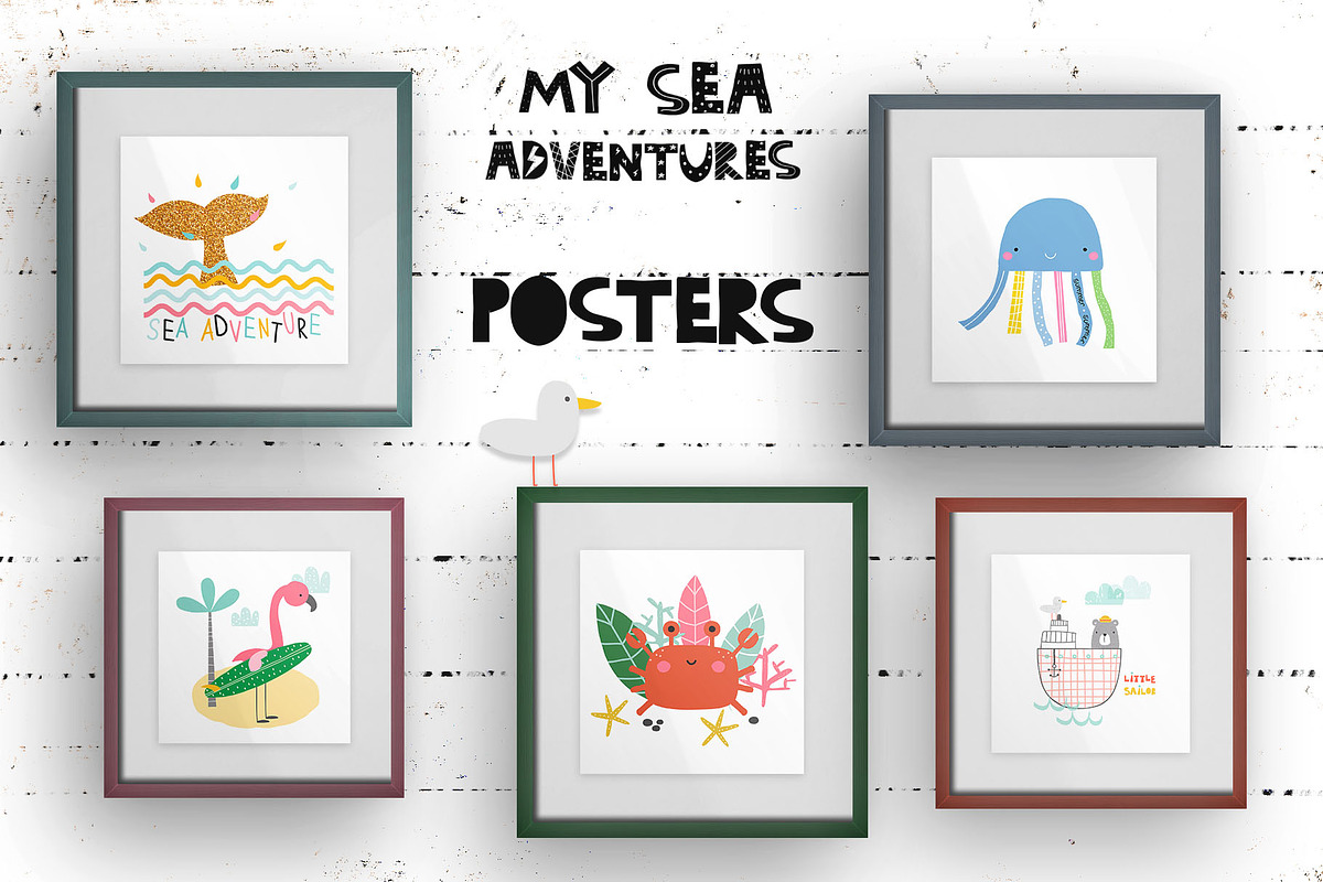 My sea adventures, an Animal Illustration by Viktoria Siarova (Photo 6 of 7)