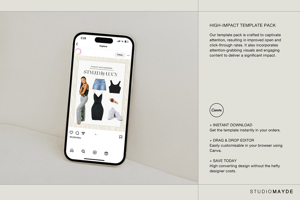 CABO | LTK & Social Media Bundle, a Social Media Template by Studio Mayde (Photo 3 of 8)