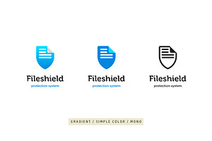 Fileshield Logo Template