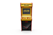 Arcade Machine Mockup, a Product Mockup by PixelMockup (Thumbnail 16 of 17)
