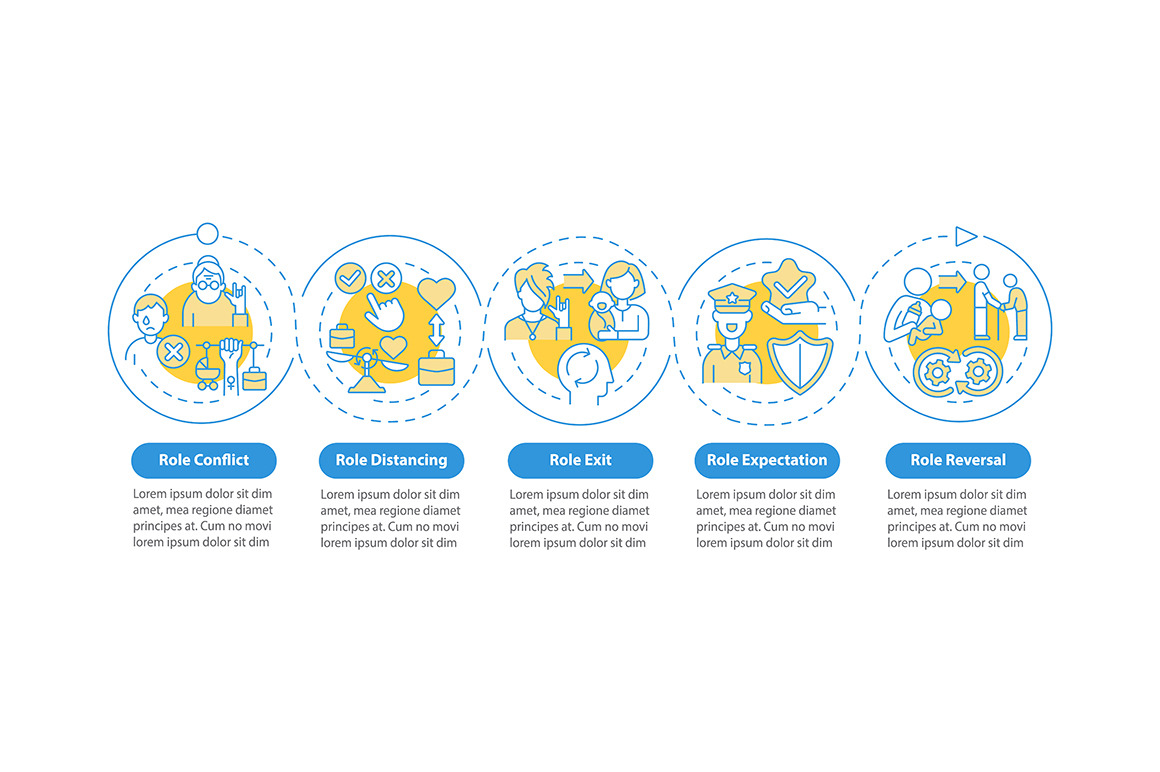 Social position concept infographic, a Templates & Theme by IMG Visuals