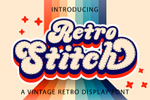 Retro Stitch - Retro Font