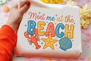Meet Me At The Beach Cute Summer PNG, an Illustration by OK Design (Thumbnail 5 of 5)