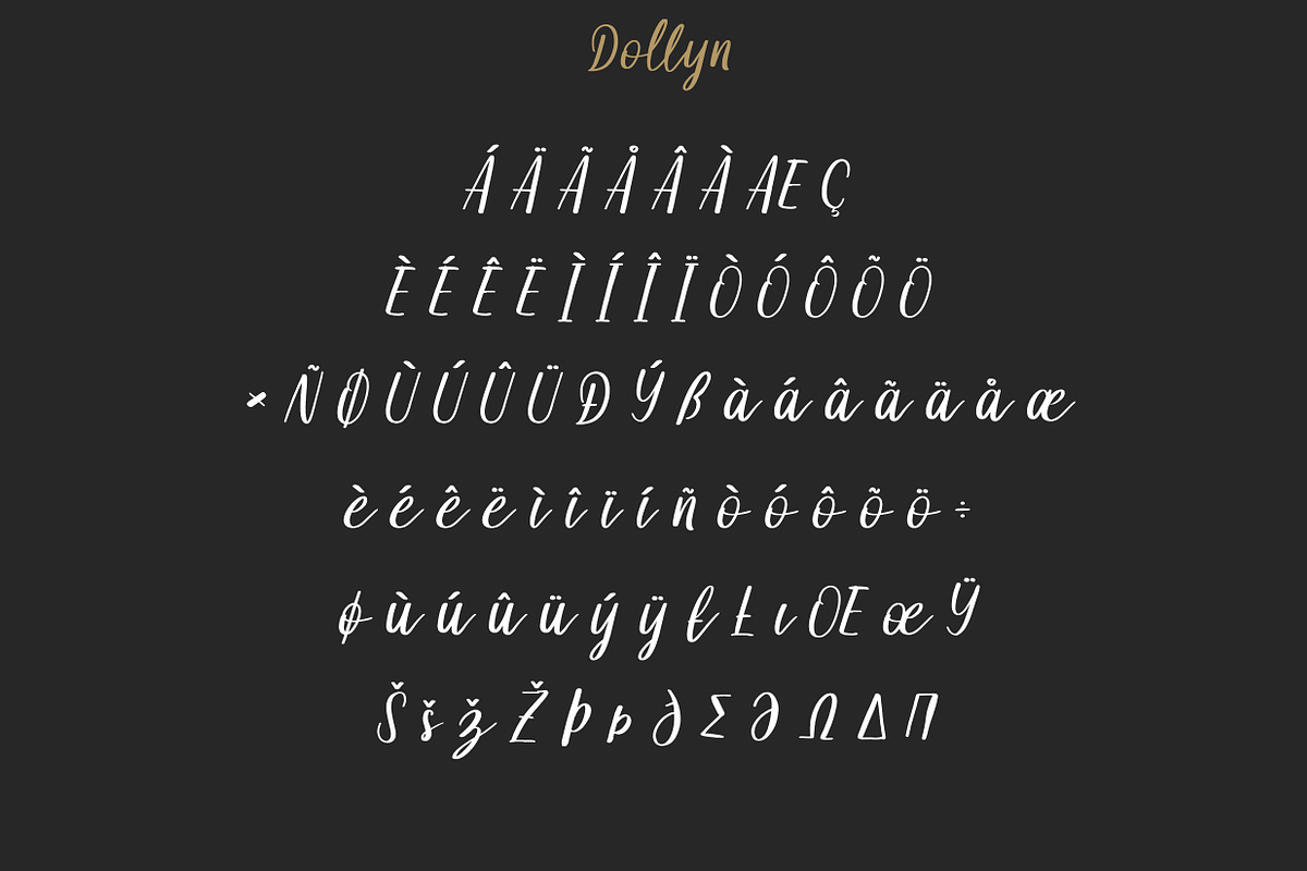 Dollyn Script - Casual Playful Font, a Script Font by Konstantine Studio (Photo 10 of 11)