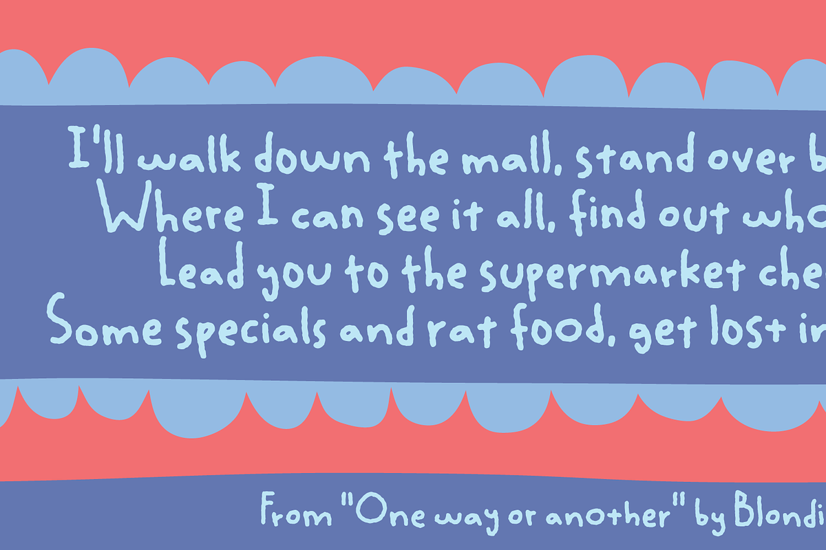Lonely Street, a Handwritten Font by pizzadudedotdk (Photo 5 of 10)