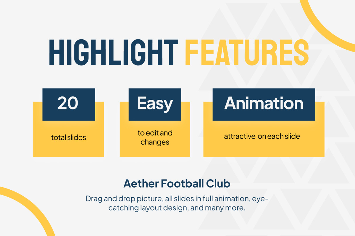 Football Club Keynote, a Presentation Template by Loin Studio (Photo 2 of 4)