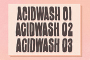 ACIDWASH Font, a Font by Cameron Humphries (Thumbnail 5 of 8)