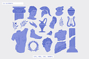 ANTIQUITY: clipart and patterns, an Object Graphic by Elliko shop (Thumbnail 2 of 8)