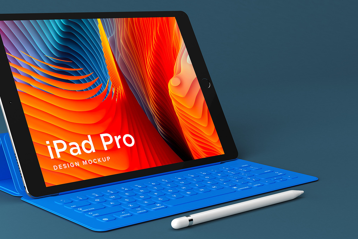 iPad Pro Design Mockup, an iPad Mockup by illustrated (Photo 2 of 11)
